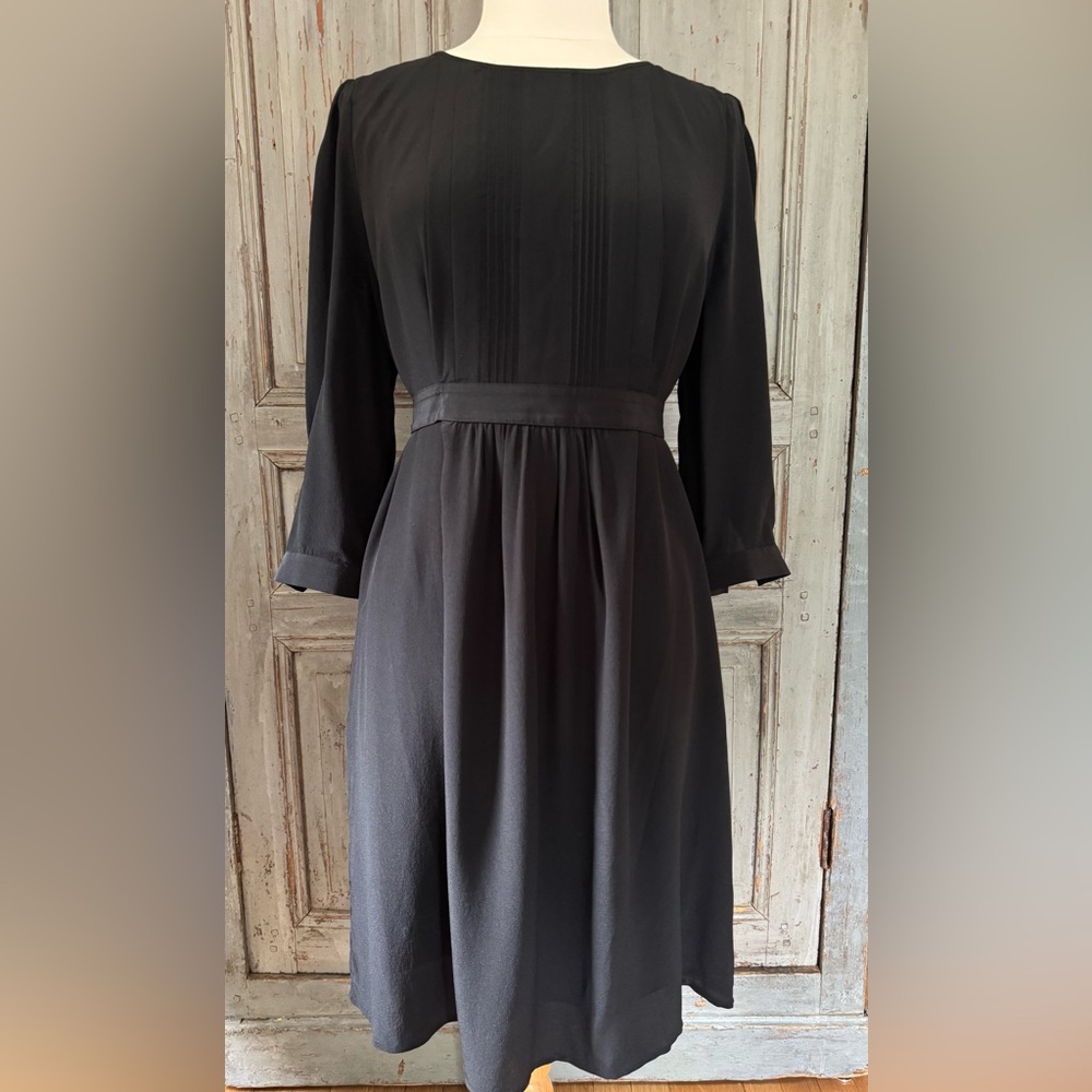 Hobbes London silk Black Dress size 8